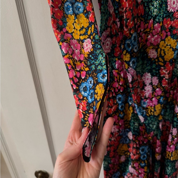 THE ATTICO Long Floral Dress sz 36 - Picture 10 of 12